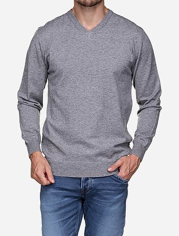 Maglione elegante con scollo a V - Yves Enzo