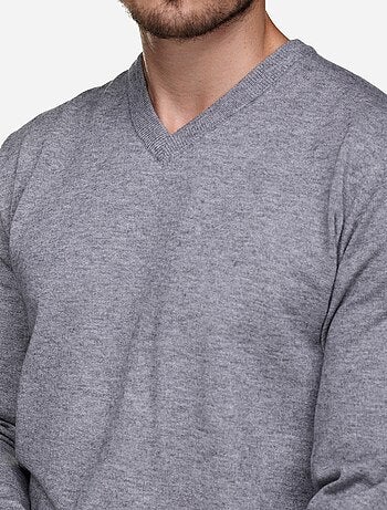Maglione elegante con scollo a V - Yves Enzo