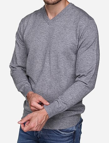 Maglione elegante con scollo a V - Yves Enzo