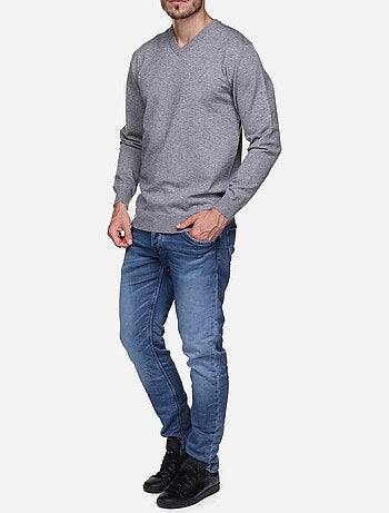 Maglione elegante con scollo a V - Yves Enzo