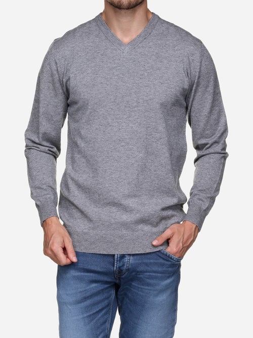 Maglione elegante con scollo a V - Yves Enzo - Kiabi Maglione elegante con scollo a V - Yves Enzo - Kiabi