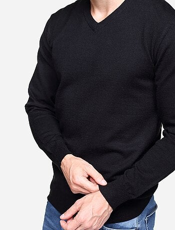 Maglione elegante con scollo a V - Yves Enzo