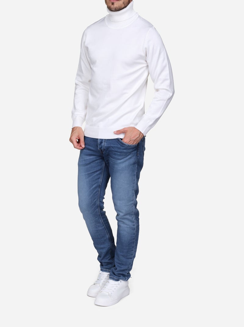 Maglione elegante da infilare - Frilivin Bianco - Kiabi