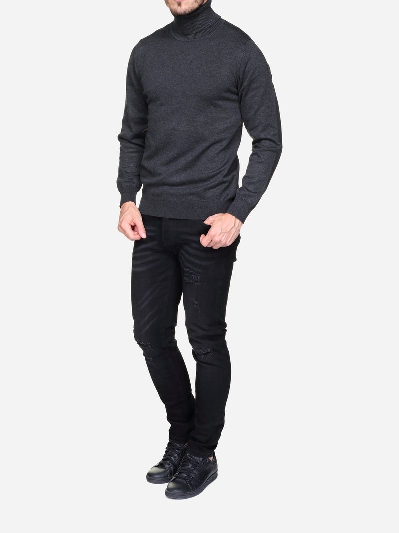 Maglione elegante da infilare - Frilivin Grigio scuro - Kiabi