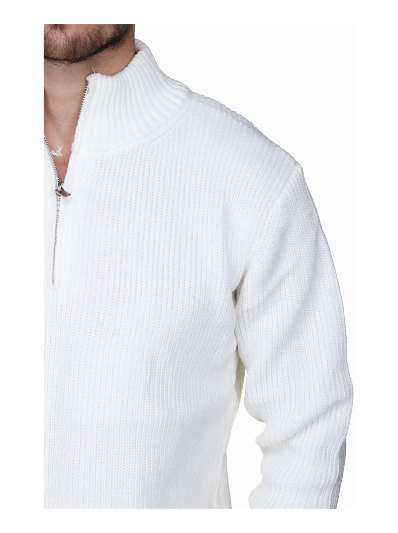 Maglione elegante da infilare - Kenzarro Bianco - Kiabi