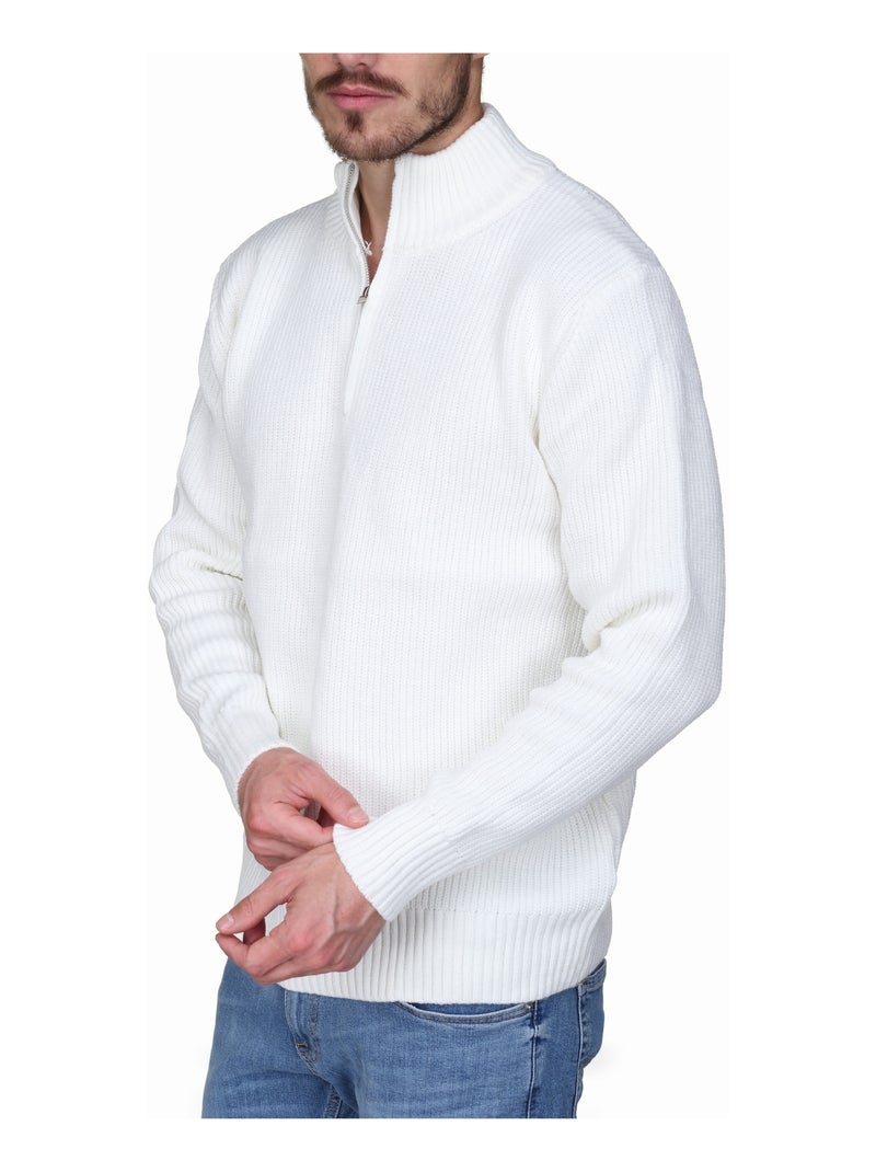 Maglione elegante da infilare - Kenzarro Bianco - Kiabi