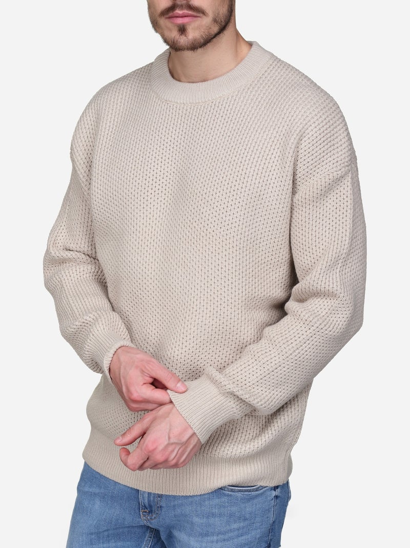 Maglione elegante da infilare - Kenzarro Crema - Kiabi