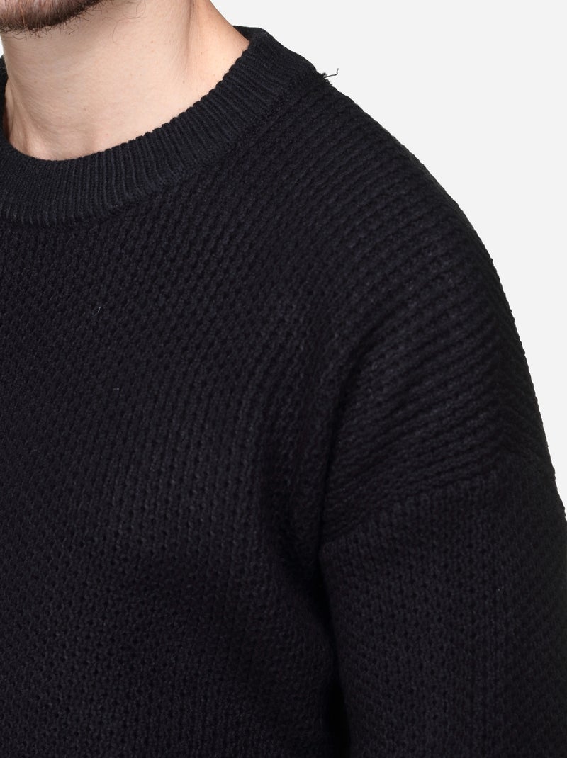 Maglione elegante da infilare - Kenzarro Nero - Kiabi