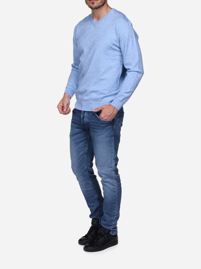 Maglione elegante da infilare - Yves Enzo Blu - Kiabi