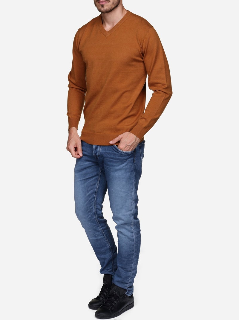 Maglione elegante da infilare - Yves Enzo Cammello - Kiabi