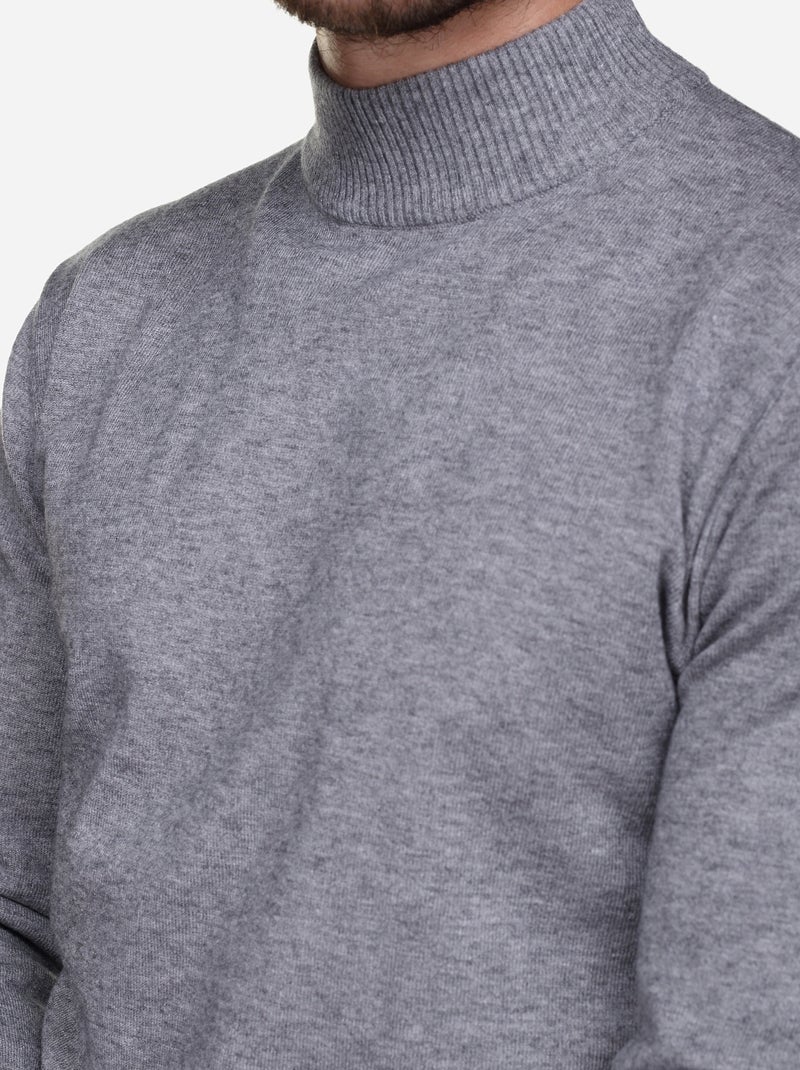 Maglione elegante da infilare - Yves Enzo Grigio - Kiabi