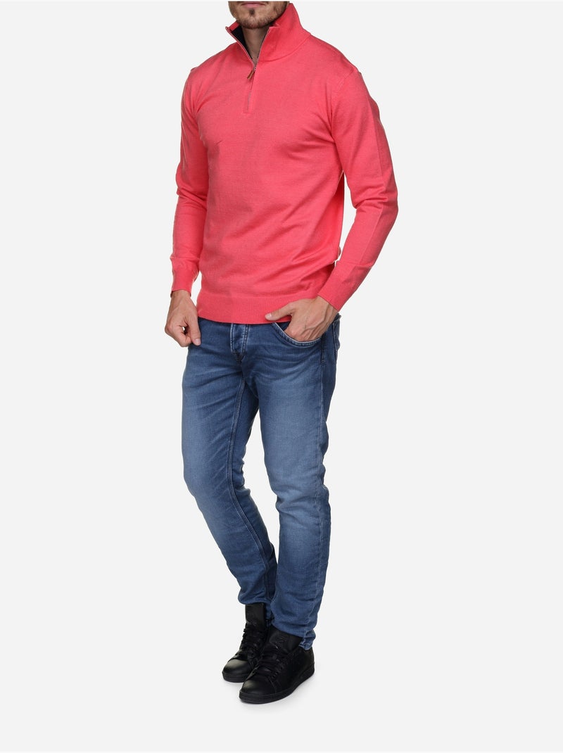 Maglione elegante da infilare - Yves Enzo Rosso vermiglione - Kiabi