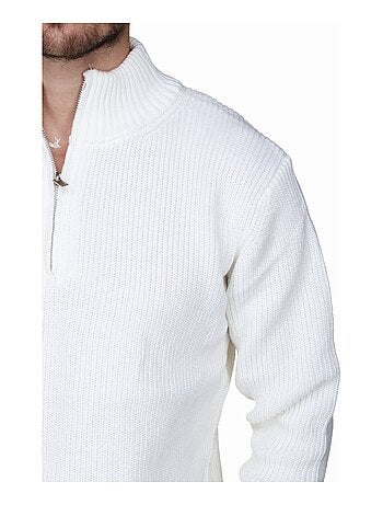 Maglione elegante con collo alto e cerniera - Kenzarro