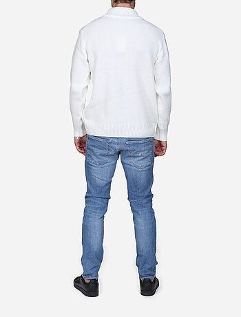 Maglione elegante con collo alto e cerniera - Kenzarro