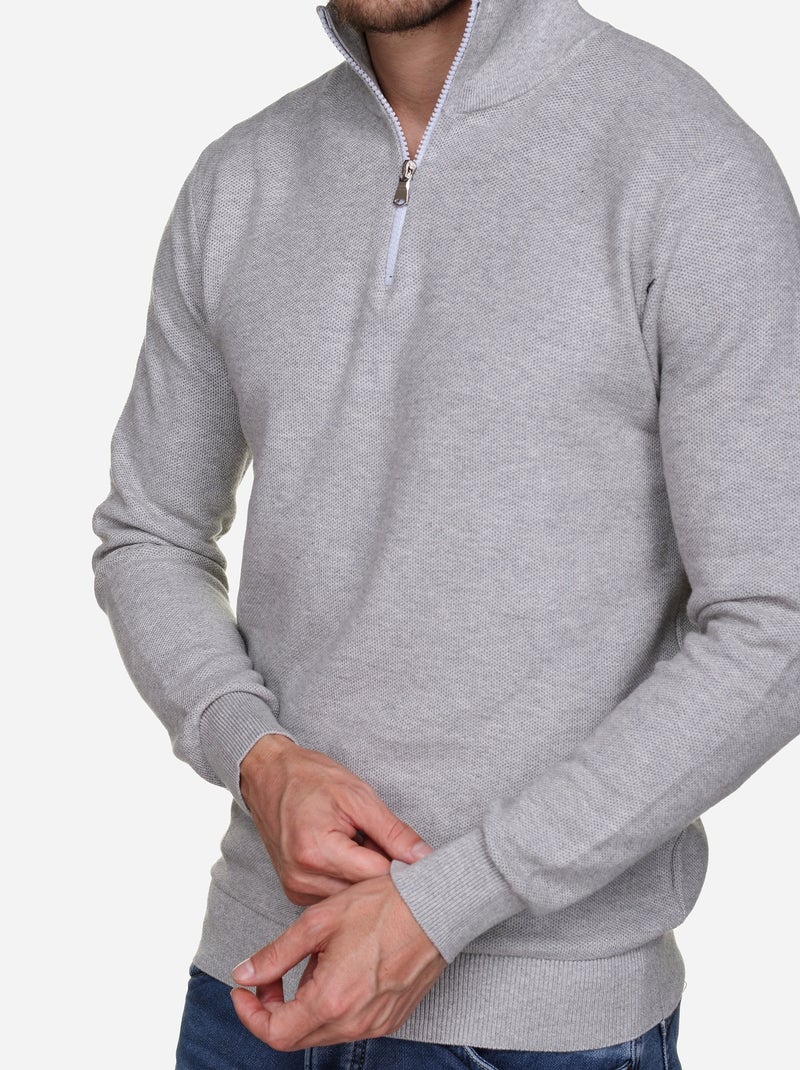 Maglione elegante da infilare Grigio - Kiabi