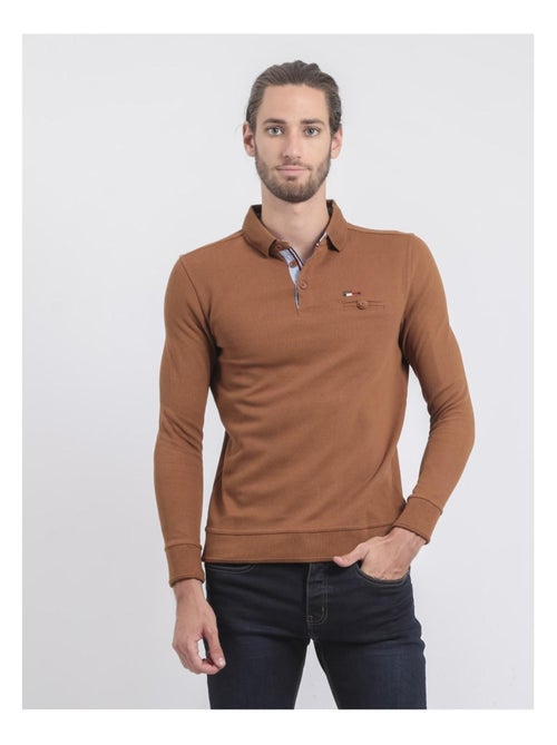 Maglione fine collo polo WAMITOL - Kiabi Maglione fine collo polo WAMITOL - Kiabi