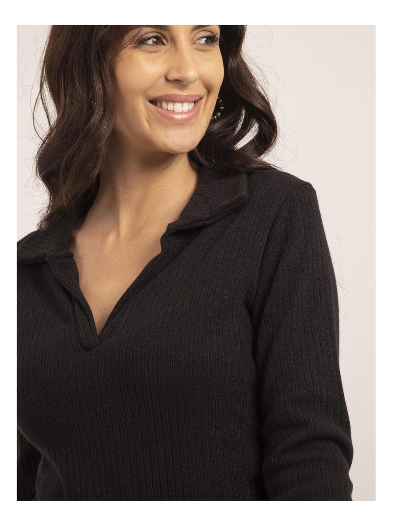 Maglione fine KALEDA Nero - Kiabi