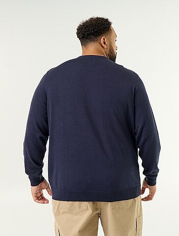 Maglione girocollo a maglia fine