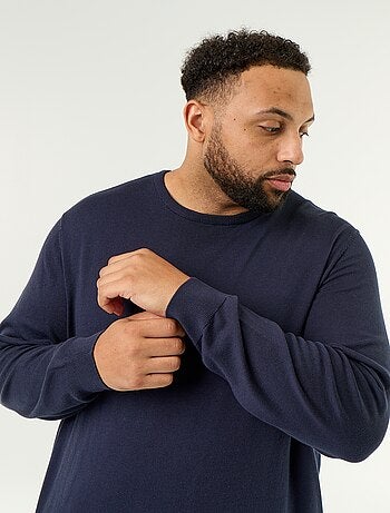 Maglione girocollo a maglia fine