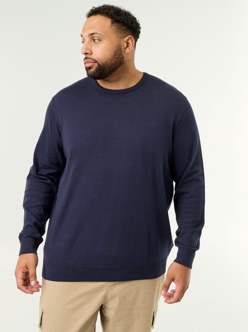 Maglione girocollo a maglia fine - Kiabi Maglione girocollo a maglia fine - Kiabi