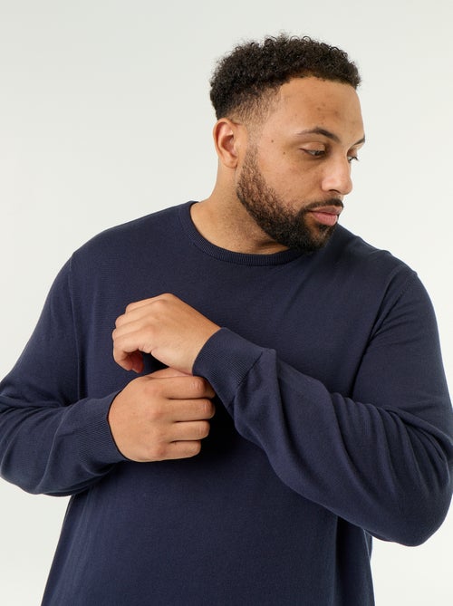 Maglione girocollo a maglia fine - Kiabi Maglione girocollo a maglia fine - Kiabi