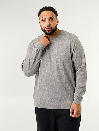 Maglione girocollo a maglia fine