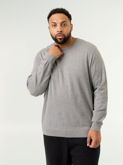 Maglione girocollo a maglia fine - Kiabi Maglione girocollo a maglia fine - Kiabi