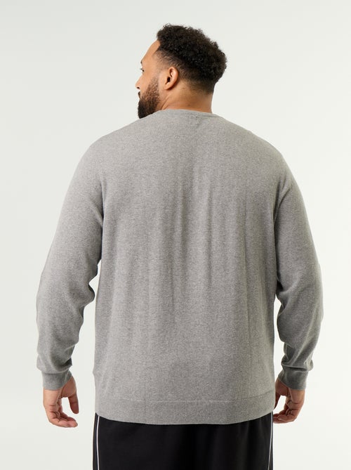 Maglione girocollo a maglia fine - Kiabi Maglione girocollo a maglia fine - Kiabi