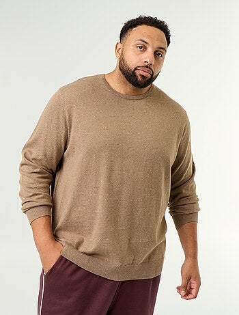 Maglione girocollo a maglia fine