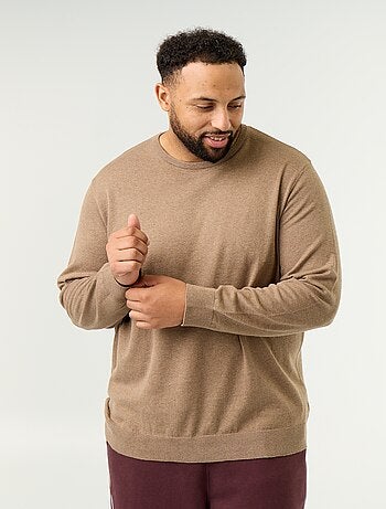 Maglione girocollo a maglia fine
