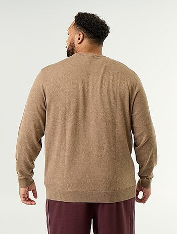 Maglione girocollo a maglia fine