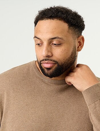 Maglione girocollo a maglia fine