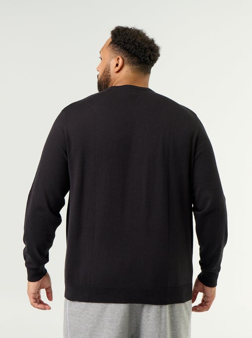 Maglione girocollo a maglia fine - Kiabi Maglione girocollo a maglia fine - Kiabi
