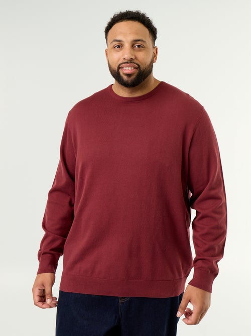 Maglione girocollo a maglia fine - Kiabi Maglione girocollo a maglia fine - Kiabi