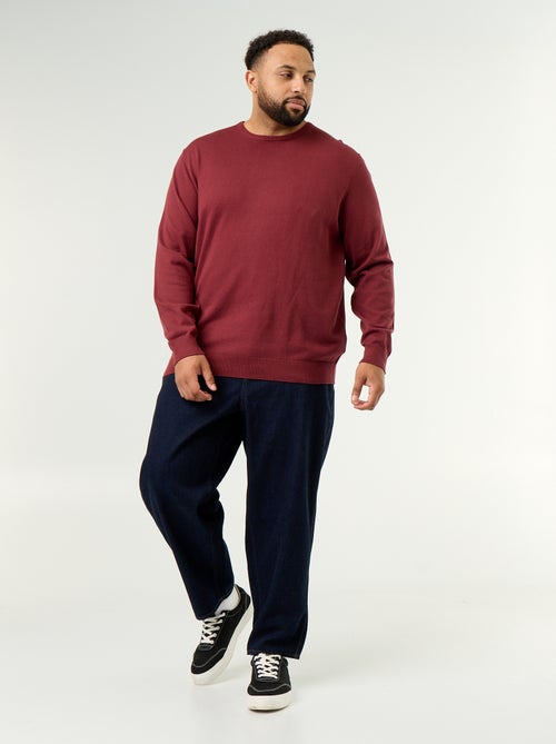 Maglione girocollo a maglia fine - Kiabi Maglione girocollo a maglia fine - Kiabi