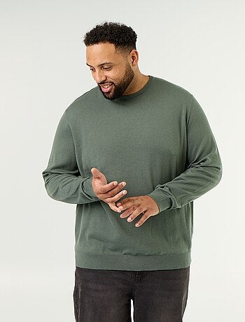 Maglione girocollo a maglia fine