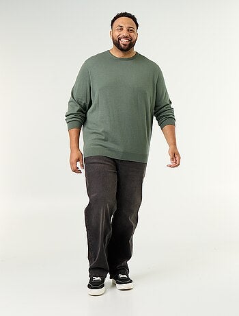 Maglione girocollo a maglia fine