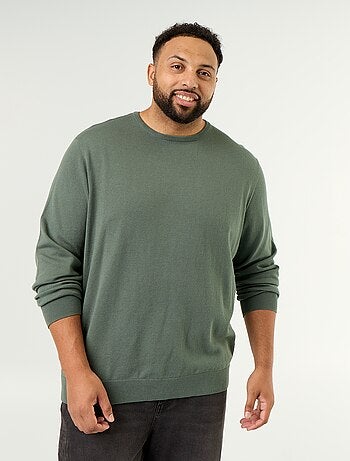 Maglione girocollo a maglia fine