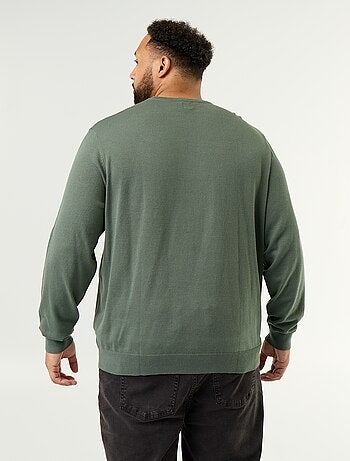 Maglione girocollo a maglia fine
