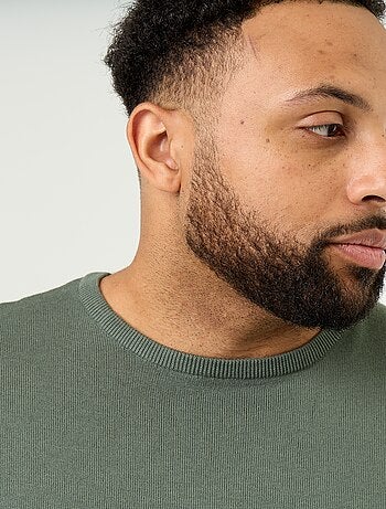 Maglione girocollo a maglia fine