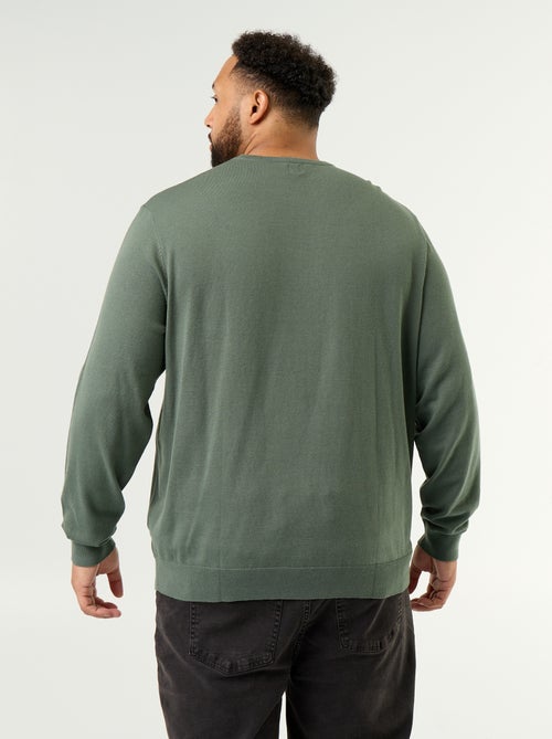 Maglione girocollo a maglia fine - Kiabi Maglione girocollo a maglia fine - Kiabi