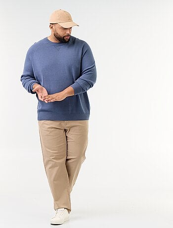 Maglione girocollo a maglia grossa