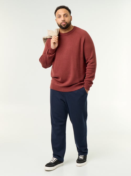 Maglione girocollo a maglia grossa - Kiabi Maglione girocollo a maglia grossa - Kiabi