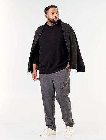 Maglione girocollo a maglia grossa
