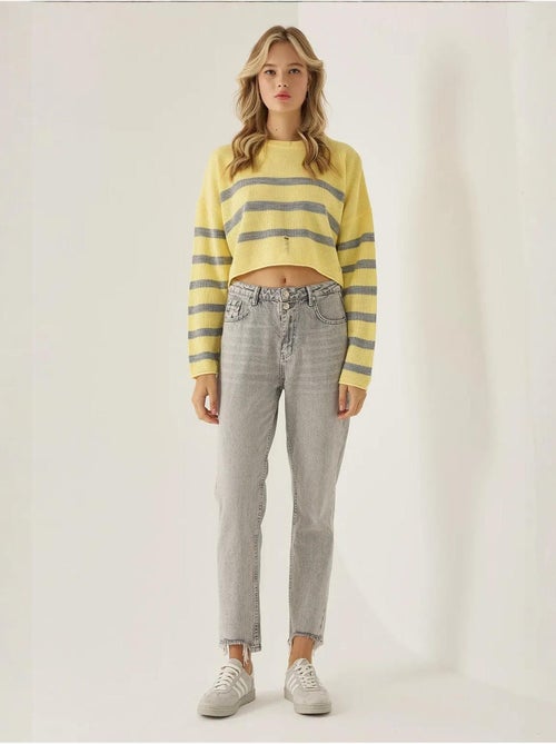 Maglione girocollo a righe - Kiabi Maglione girocollo a righe - Kiabi