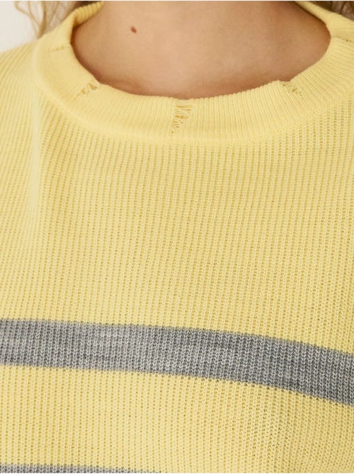 Maglione girocollo a righe hiccup - Kiabi Maglione girocollo a righe hiccup - Kiabi
