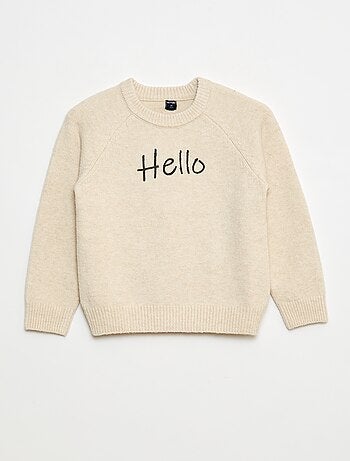 Maglione girocollo animato