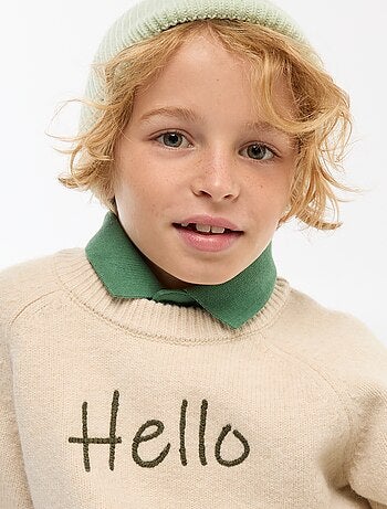 Maglione girocollo animato