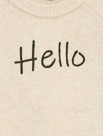 Maglione girocollo animato