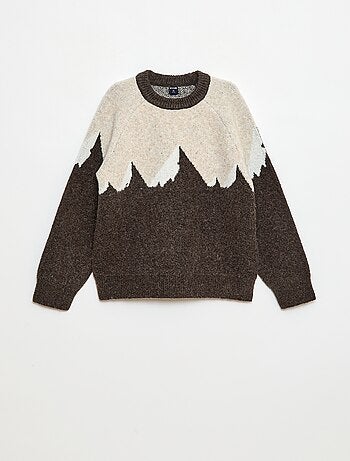 Maglione girocollo animato